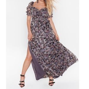 NWT Nasty Gal Best of the Bunch Floral Midi Dress